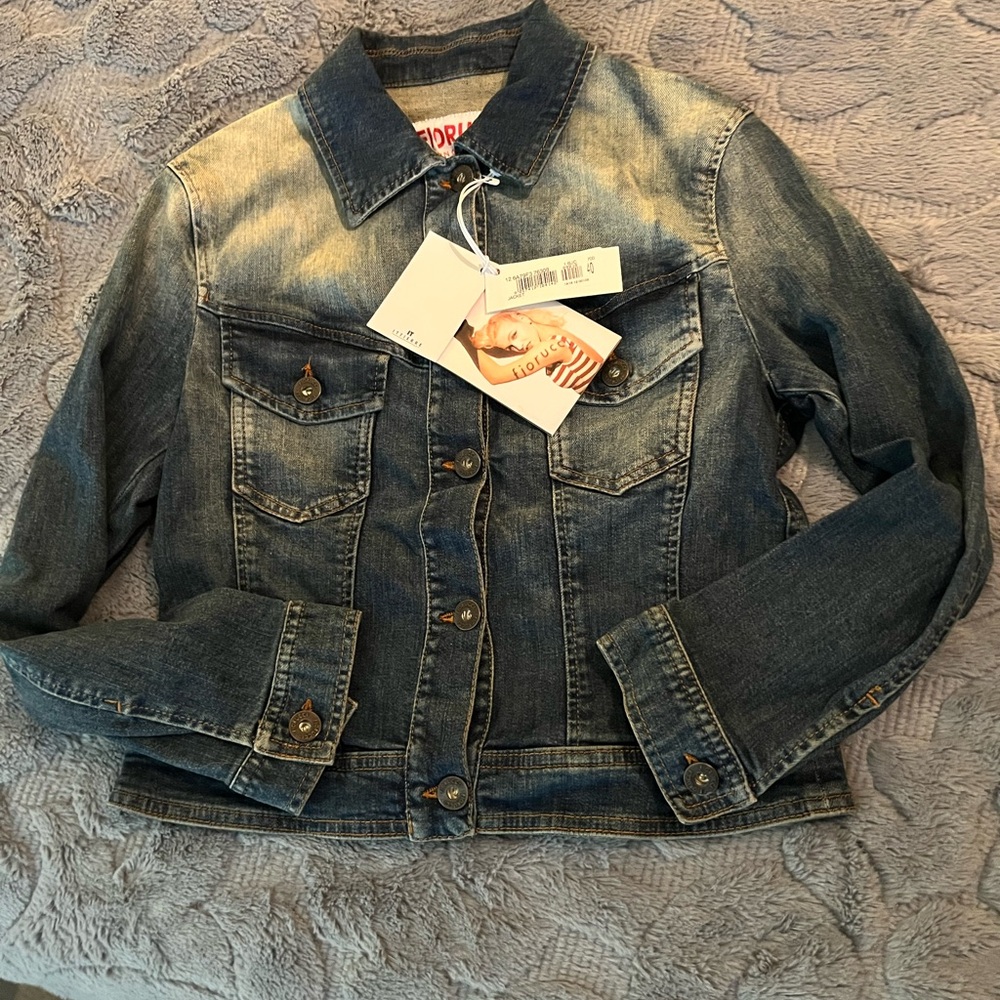 Fiorucci Blue Denim Jean and Jacket set